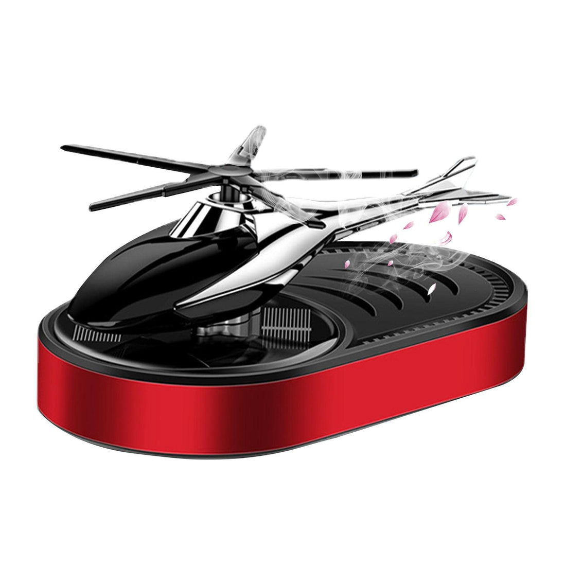 Solar Rotating Aromatherapy | Car Air Freshener Solar Energy Rotating Aromatherapy - Solar Powered Car Helicopter Shaped Air Fresheners with Rotary Blades Solid Aromatherapy Diffuser Blue fish