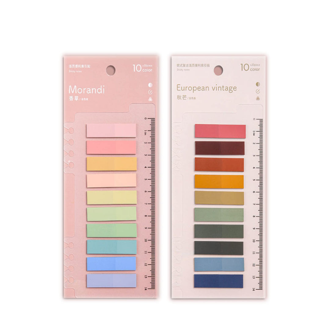 400 Pcs Page Markers Sticky Index Tabs,Transparent Sticky Notes,Morandi Book Page Tabs Index Tabs, Writable and Repositionable Flag Tabs Stickers for Book Markers