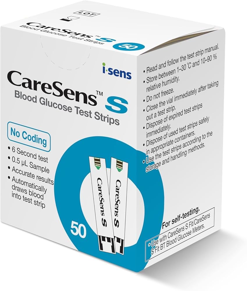 Care Sense Glucose Analysis Strips 50 Strips