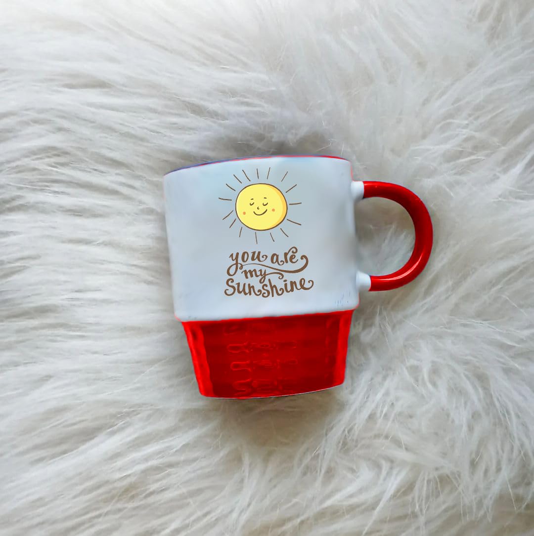 Valentine Coffee Red Mug- Espresso- Gift For Her- Travel Coffee Mug- Tea Cup - Gift -cr-997