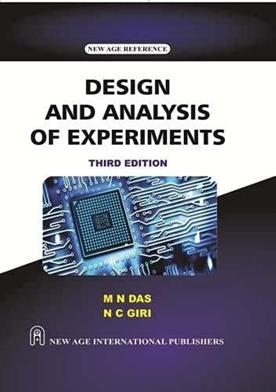 Design and Analysis of Experiments - India By M.N. Das , N.C. Giri
