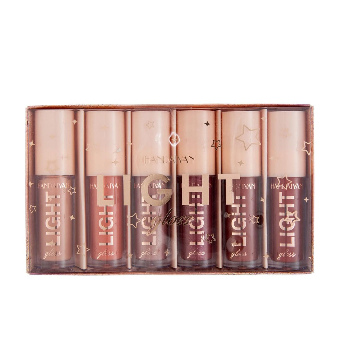 fashion mania 6Pcs Liquid Lipstick Makeup Set Kit, Long Lasting Waterproof Hydrating Lip Gloss Lip Glaze Set, Pigmented Lip Makeup Gift Sets for Girls and Women (B)