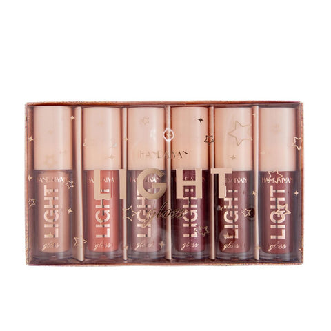 fashion mania 6Pcs Liquid Lipstick Makeup Set Kit, Long Lasting Waterproof Hydrating Lip Gloss Lip Glaze Set, Pigmented Lip Makeup Gift Sets for Girls and Women (B)