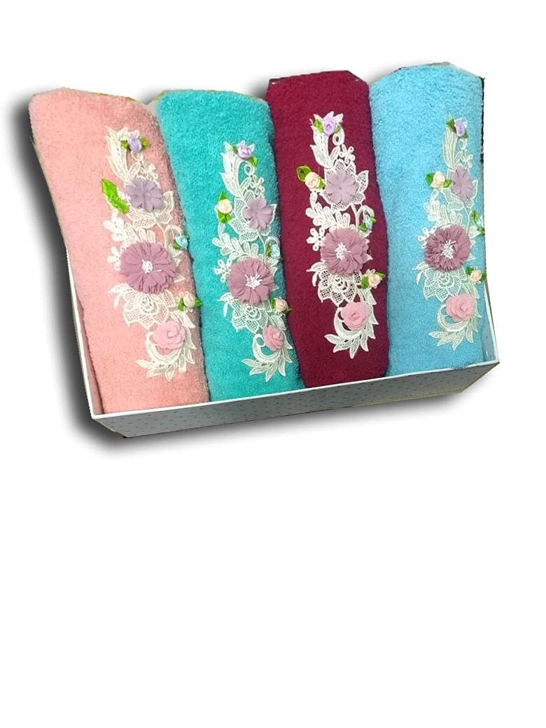 Tigers Trade Lines cotton towel set 4 pieces , 2725619365132