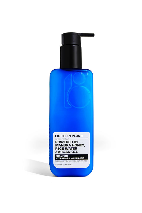 Hydrating Shampoo with Manuka Honey, Rice Water and Argan Oil, 250ml