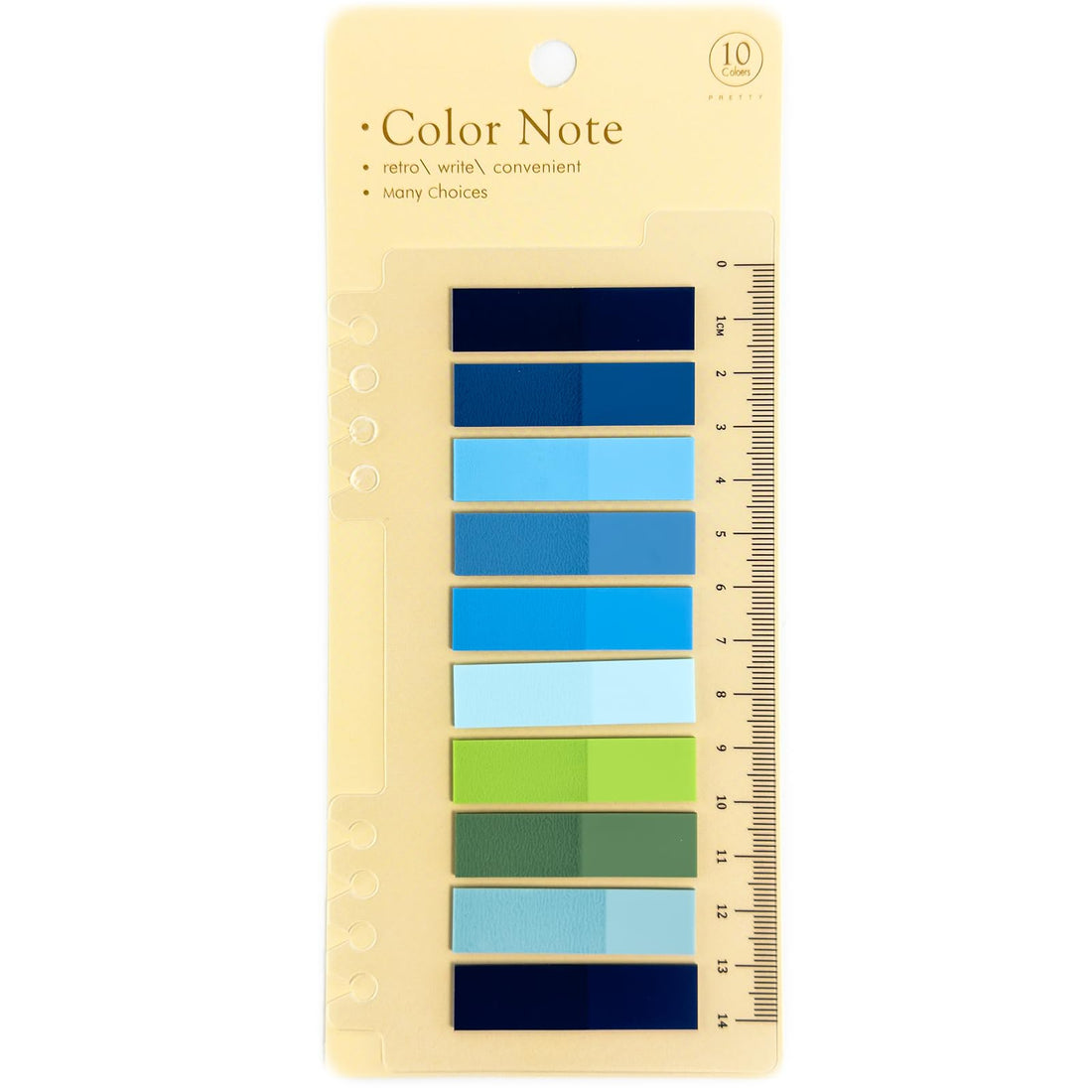 Sticky Notes, Set Of 20 Sheet X 10 Color, Suitable For School & Home, Reminder Notes For Taking Notes, Memo Paper,1.7IN X 0.4IN, 45 X 12 MM (12)