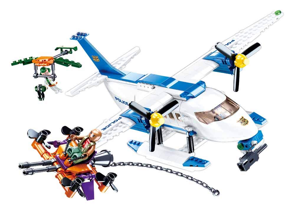 Sluban M38-B0826 Police-manhunt by Air