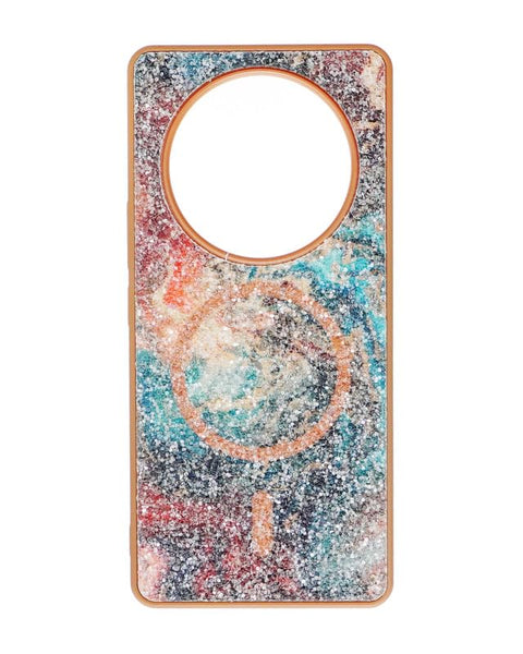 Grace Glitter Plastic Back Cover For Honor X9c, Multi Color 37329624