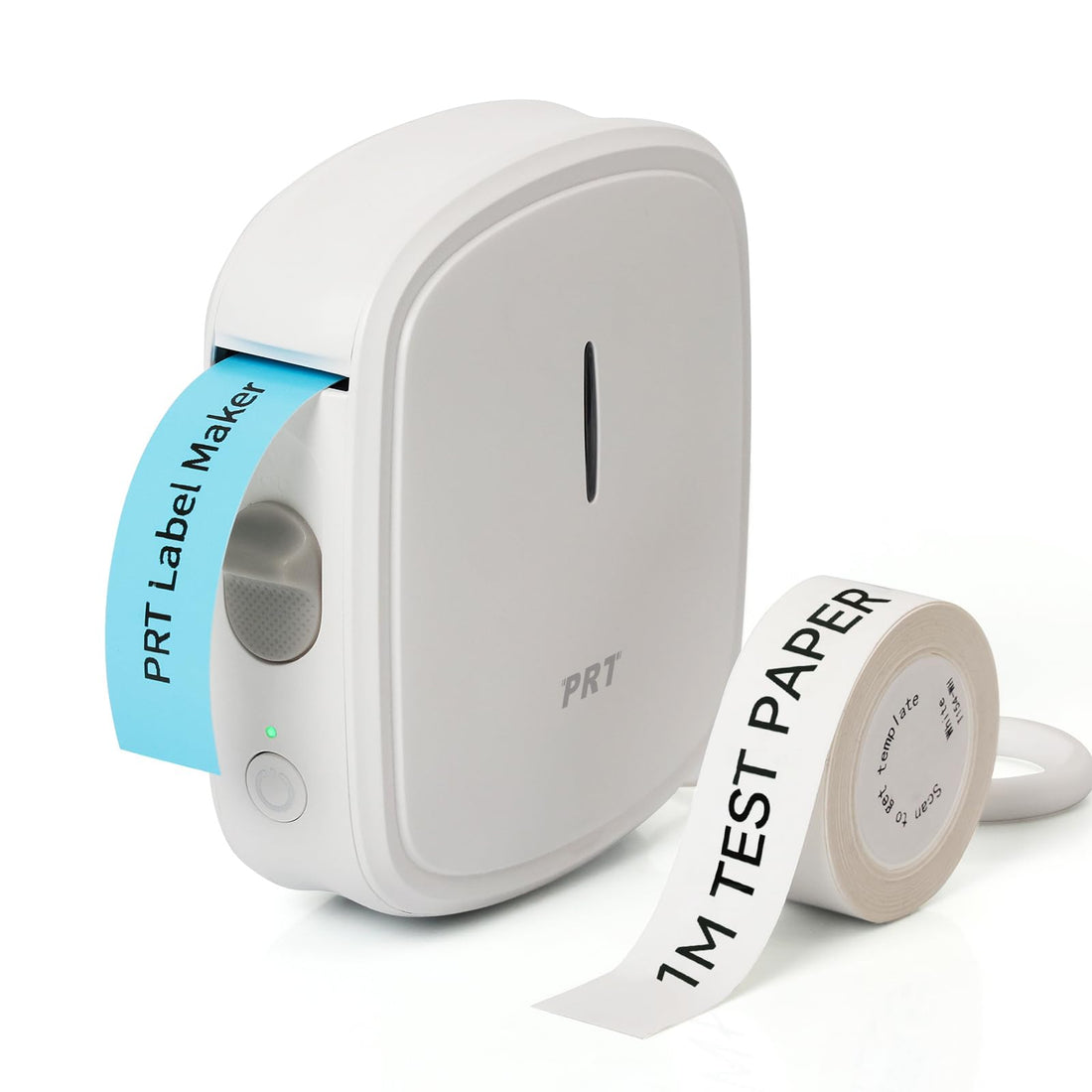 PRT Label Makers Machine with Tape Built-in Cutter Portable Bluetooth Handheld Sticker Printer for Home Office Organization iOS Android Mini Inkless Labeler USB Rechargeable
