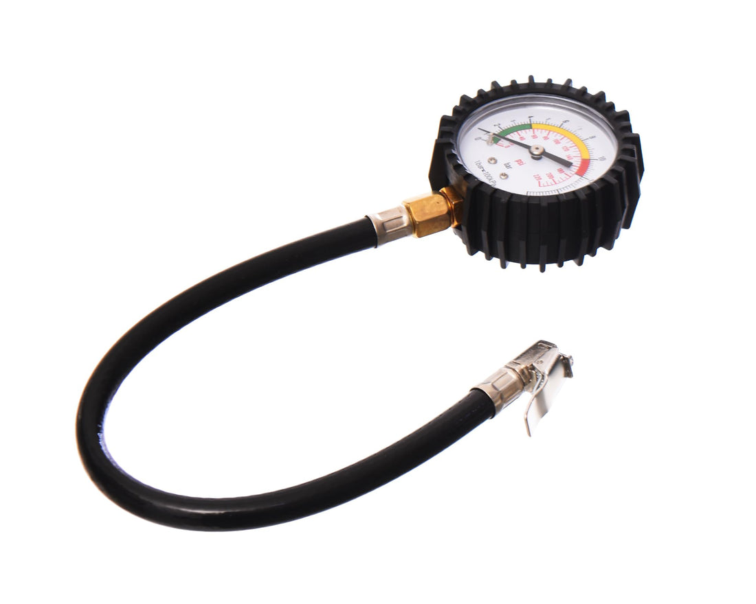 Generic Clamp Tire Air Pressure Gauge for Car, Blue