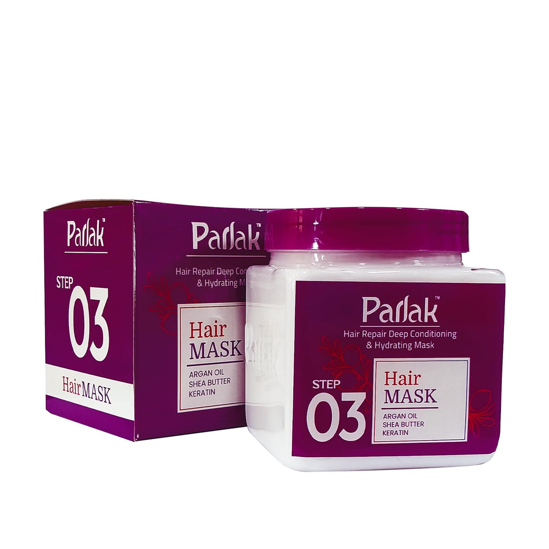 Parlak Hair Mask Bath With Shea, 650 Ml-Purple