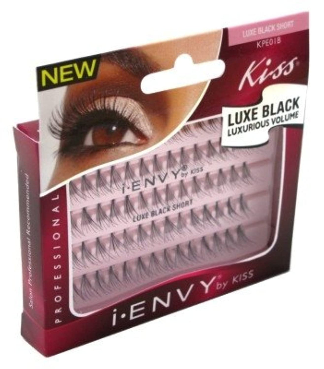 KISS I.Envy By Kiss Premium Luxe Black Flare Short, 70 Individual Lashes