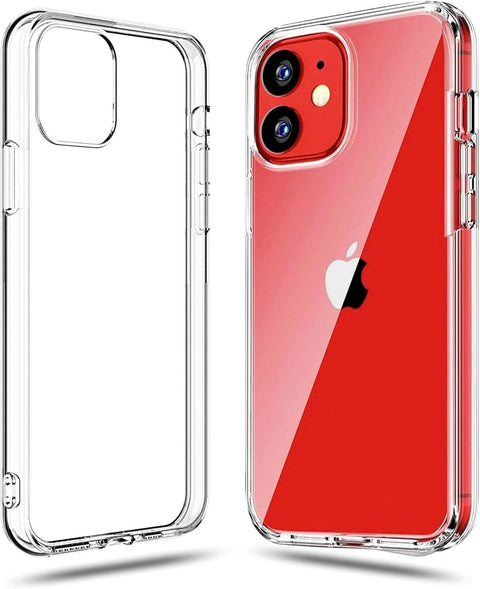 Dl3 Mobilak Case Compatible with iPhone 12/12 Pro Case Crystal Clear Soft TPU Gel Case Flexible Silicone Anti-Scratch Transparent TPU Cover - Clear