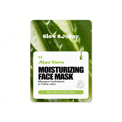 SlowSunday Aloe Vera Peel-Off Face Mask, 25ml, Hydrating & Soothing with Natural Plant Extracts, Korean Skincare for All Skin Types