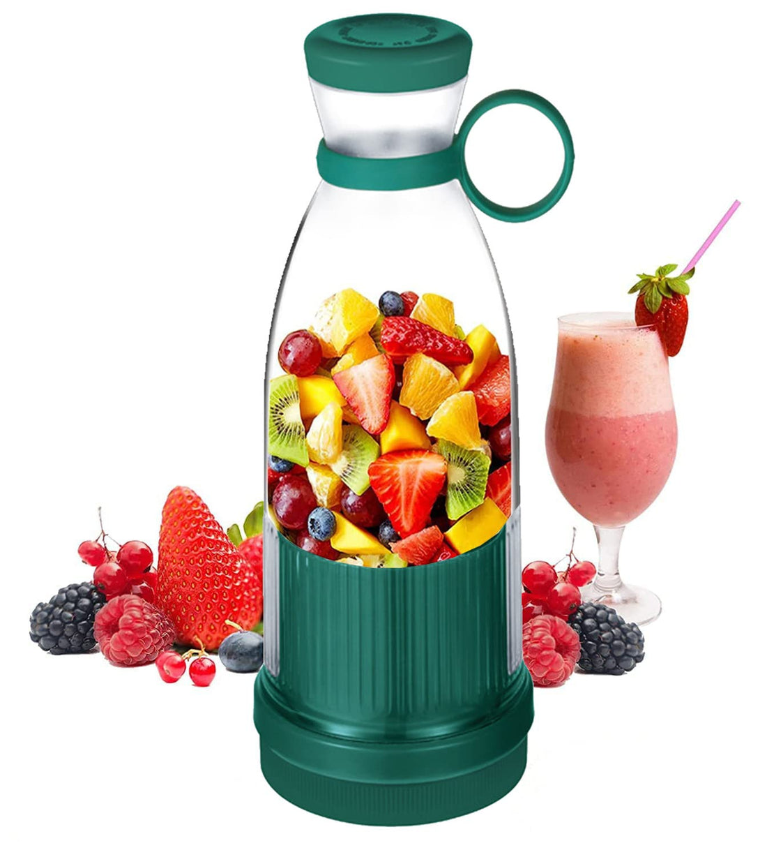 Wemart Personal Size Blender, Portable Blender, Battery Powered USB Blender