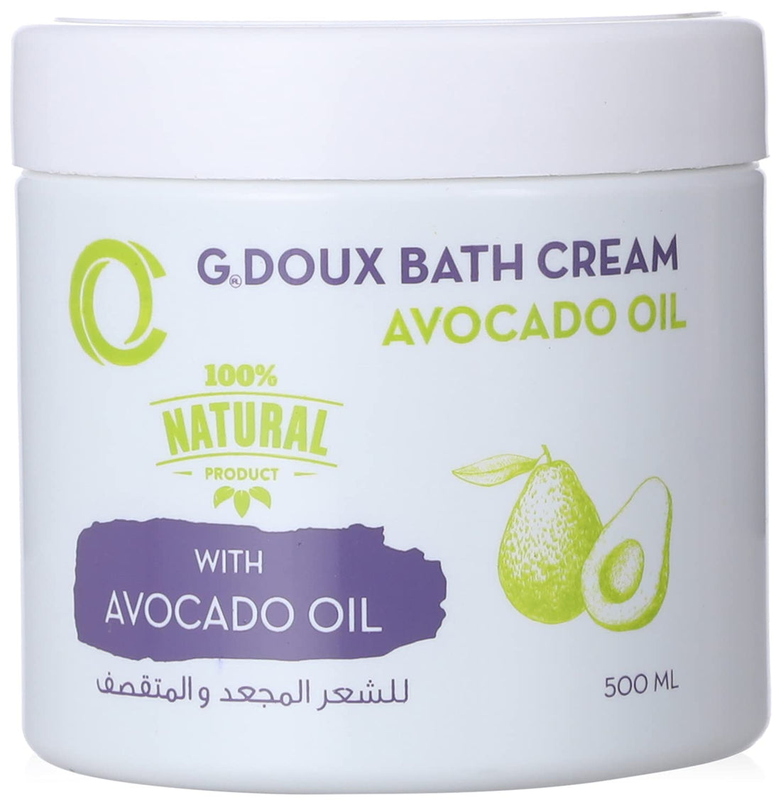 G Doux Bath Cream with Avocado Oil, 500 ml