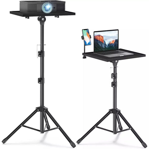 Adjustable Tripod Stand for Laptop and Projector, Height from 56 to 119 cm