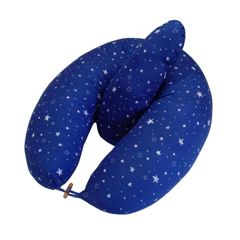 Nursing Pillow | Breast Feeding Pillow for Babies or Moms with Inner Cushion | Pregnancy Pillows for Sleeping | Maternity Pillow Removable 100% Cover for Pregnancy Pillow- Grey