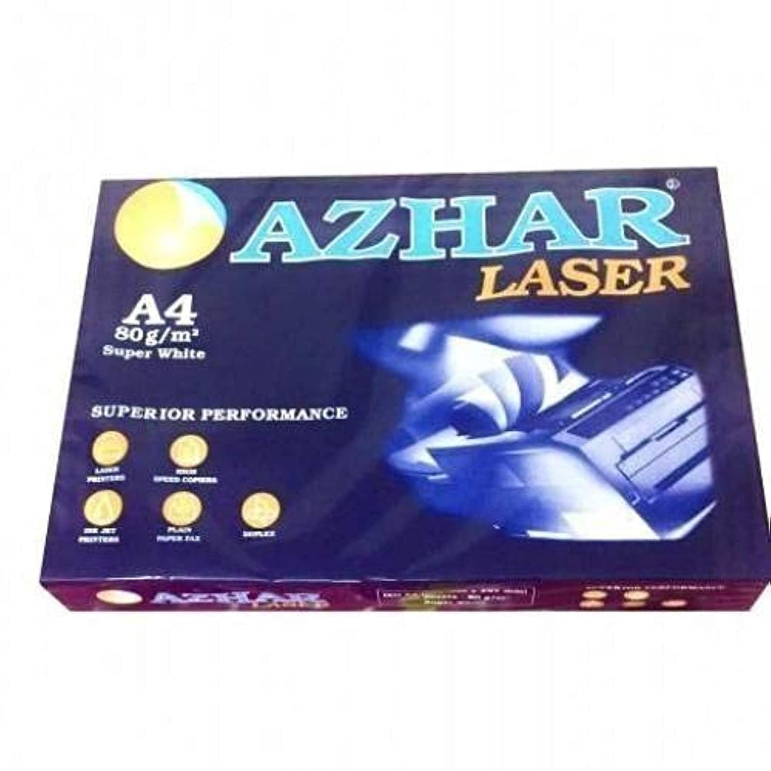 Azhar Print & Copy Paper (A4,80g, 500 Papers)