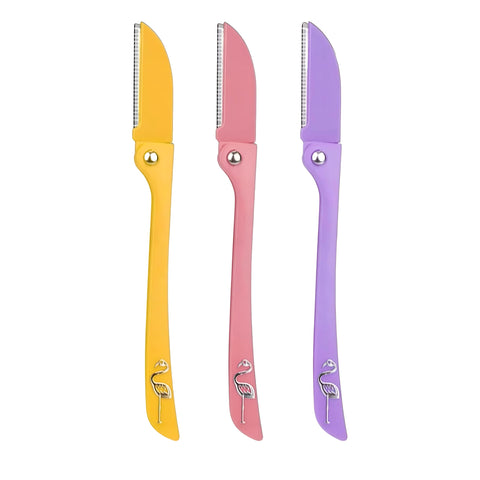 Precision Facial Razors - Easily and Safely Remove Excess Hair, Effective Eyebrow Razor for All Skin Types for Men and Women, Perfect for Facial Contouring and Ultimate Personal Care (3 Pack)