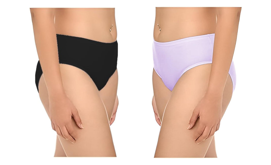 Dahab Womens Set Of 2 Pieces Basic Brief Briefs