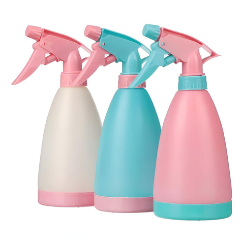 Plant Sprayer - Ergonomic Colored Watering Pot for Gentle Mist Applications - Balcony & Garden Essential with Lightweight Press-Type Design Ensures Hydration with Ease (3 piece of the color shown)
