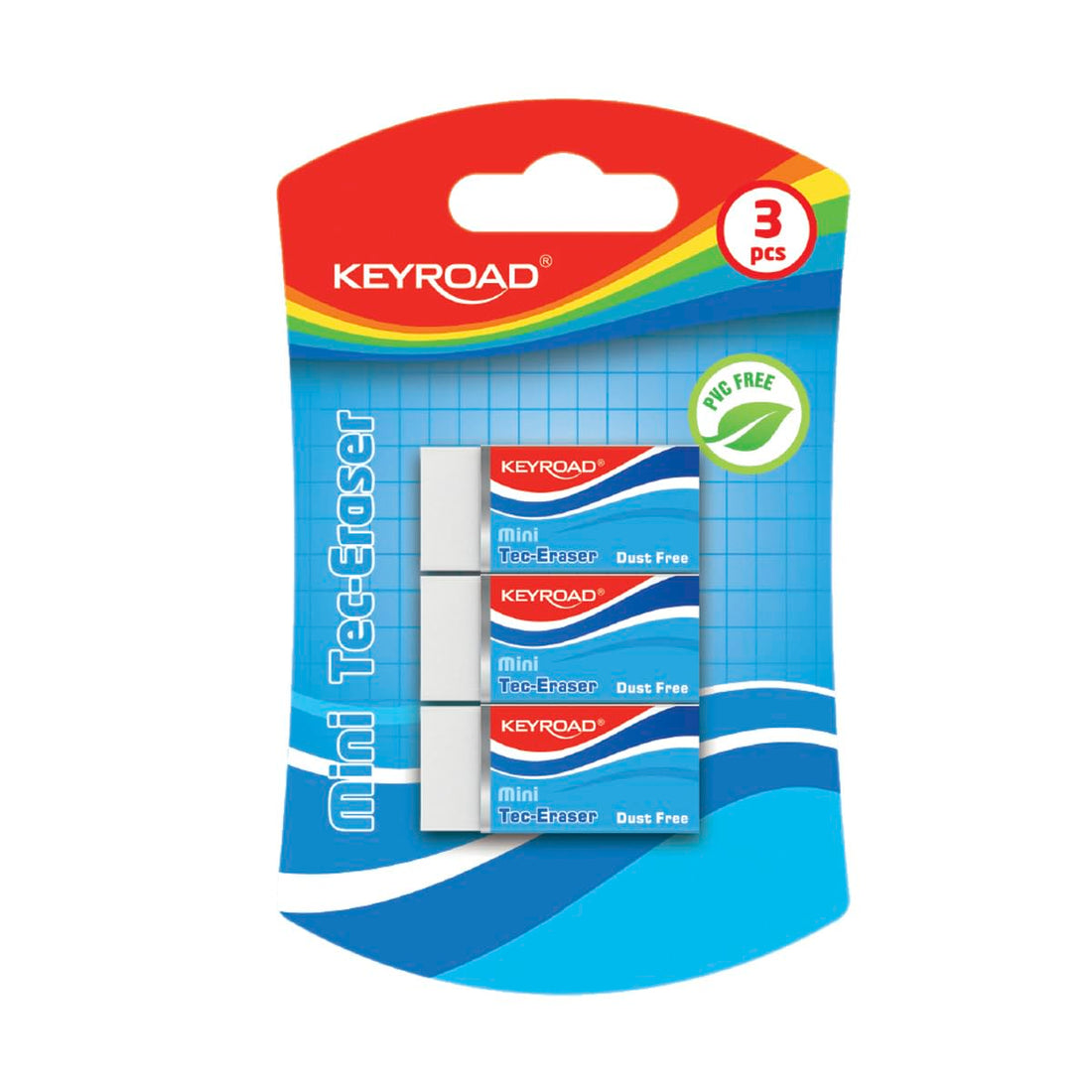 Keyroad Kr971023 Eraser Set - 3 Pieces