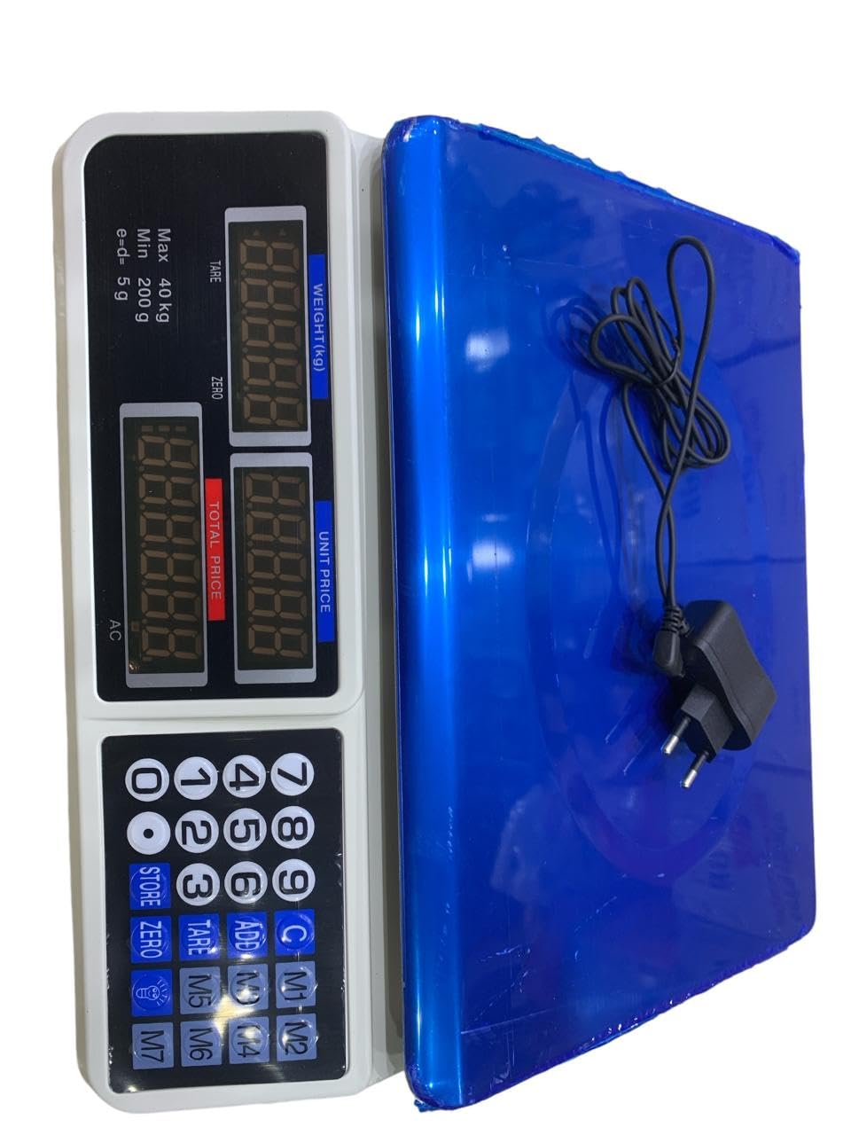 Electronic Scale (Digital) - Front and Back Display Weighs up to 40 kg
