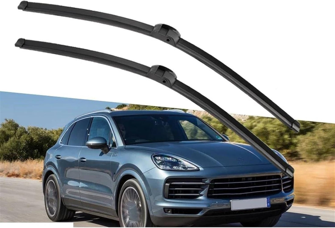 wiper For Por*s*che For Cayenne 2011-2017 Car Wiper Blade Blades Windshield Windscreen Clean Naturl Rubber Cars Wipers(Left Steering)