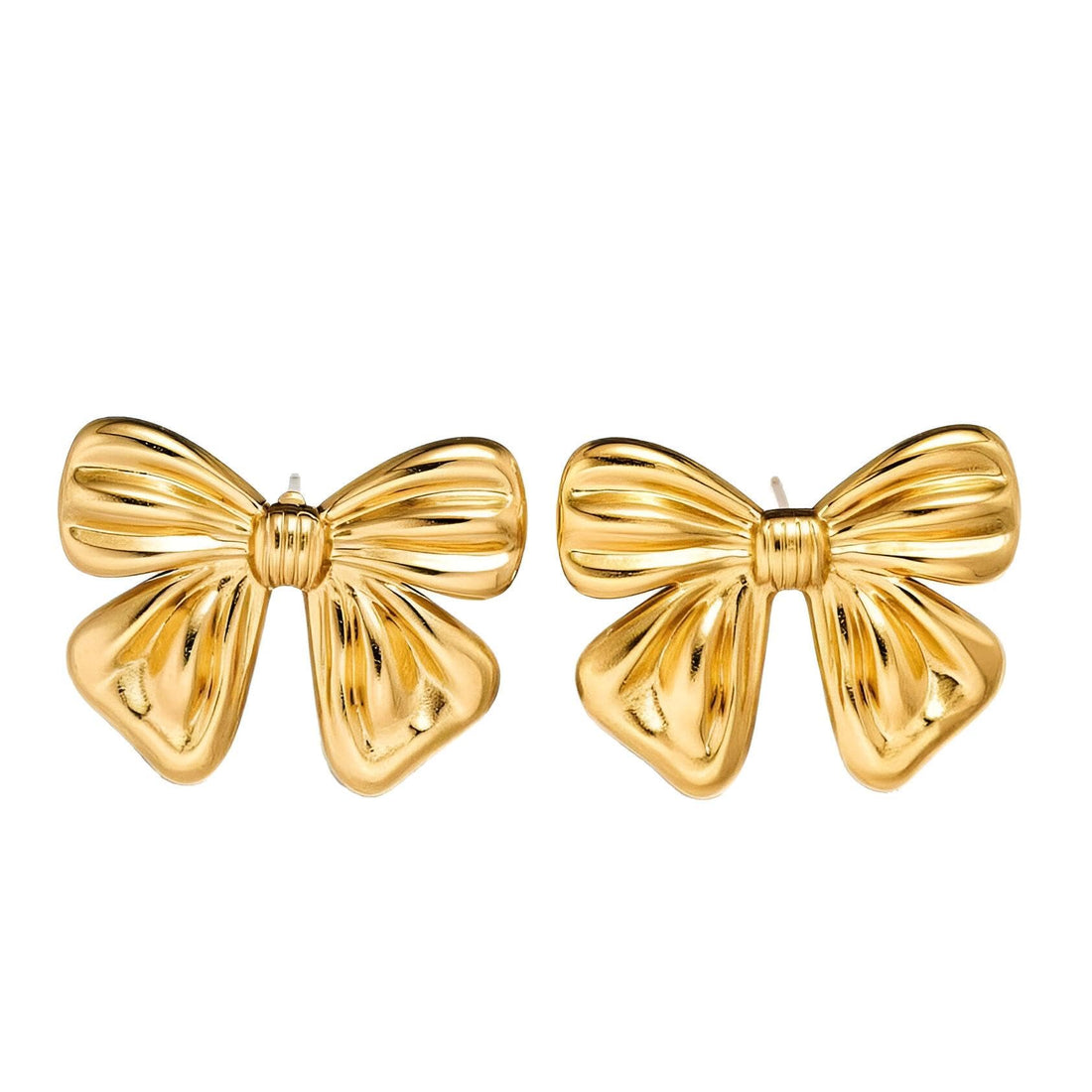 Gold Earrings-Antique Matte Earrings with 18K Gold Shapes for Women, Perfect for Parties, Modern Accessories Gifts