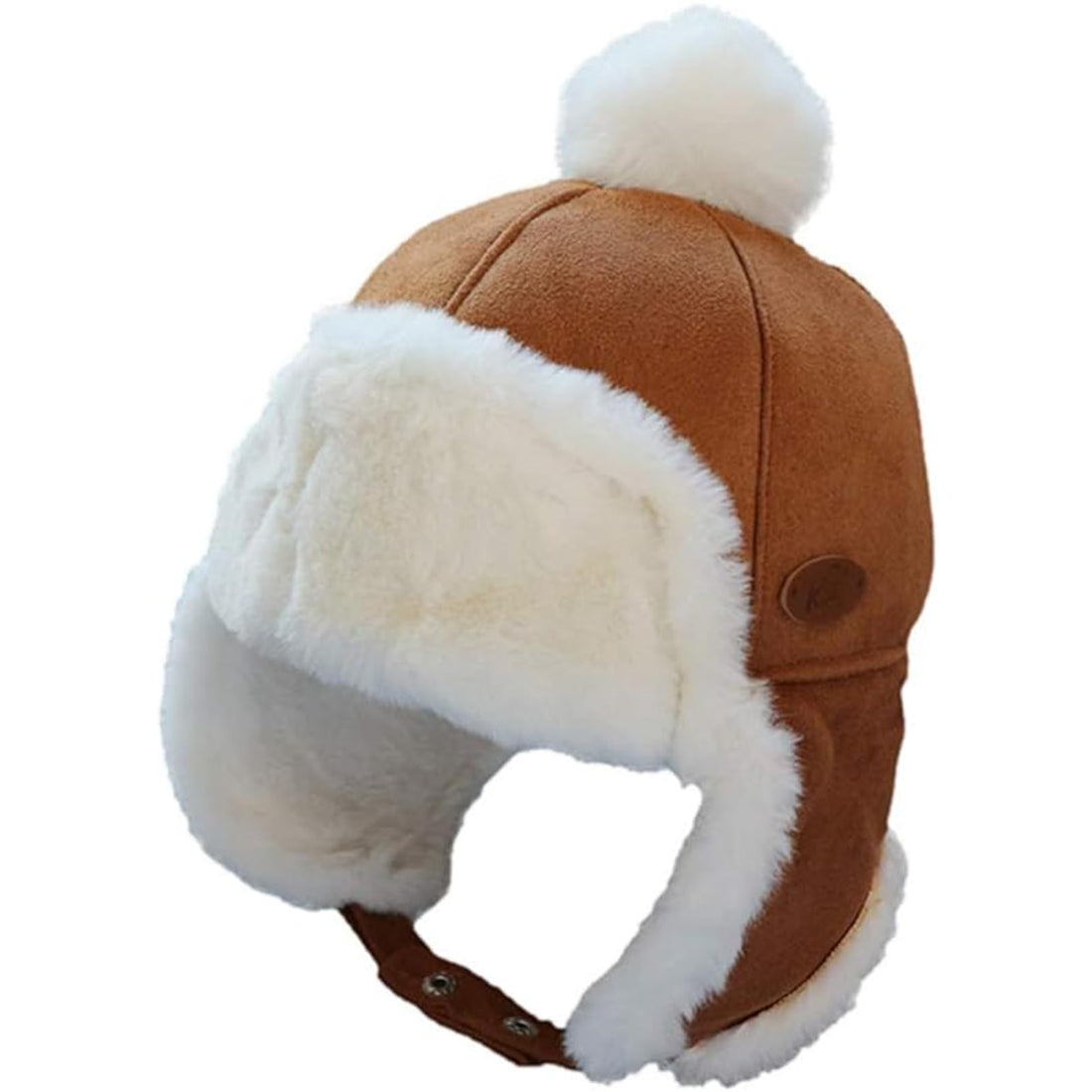 Baby Boy Trapper Hat Earflap, Winter Trooper Cap, Unisex Kids Trapper Hat, Toddlers Baby Girls Boys Crochet Earflap, Beanie Cap, Winter Warm Knit Caps, Ear Protection Cap, Crochet Earflap Pilot Hats