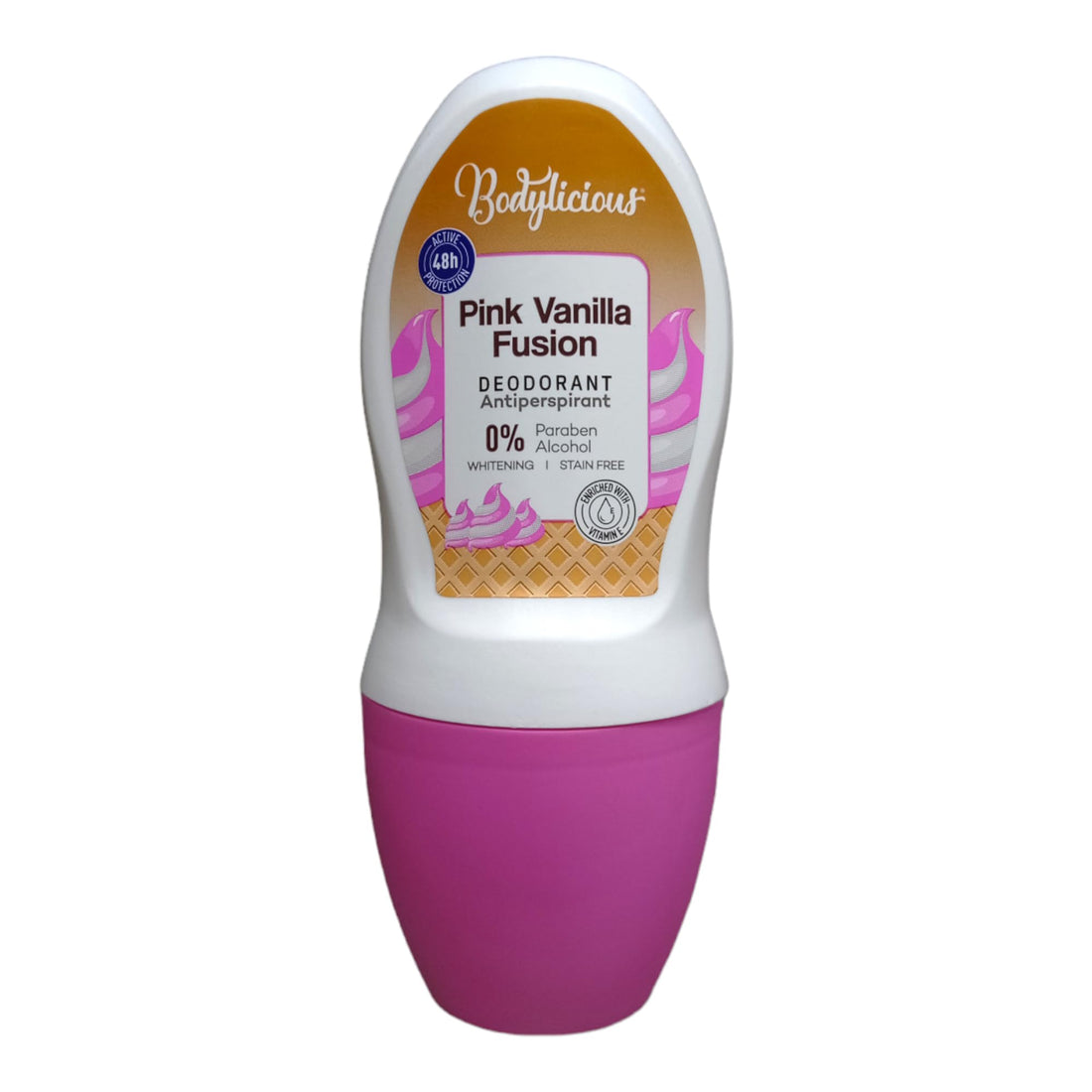 Bodylicious roll-on deodorant 48 hour protection Vanilla scent