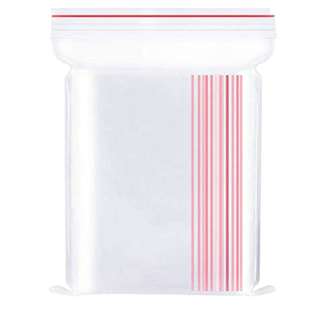 FANSIR 100 Pcs Reusable Clear Plastic Zipper Bags, 10x15 cm, Food Storage, Organization, Protection of Items