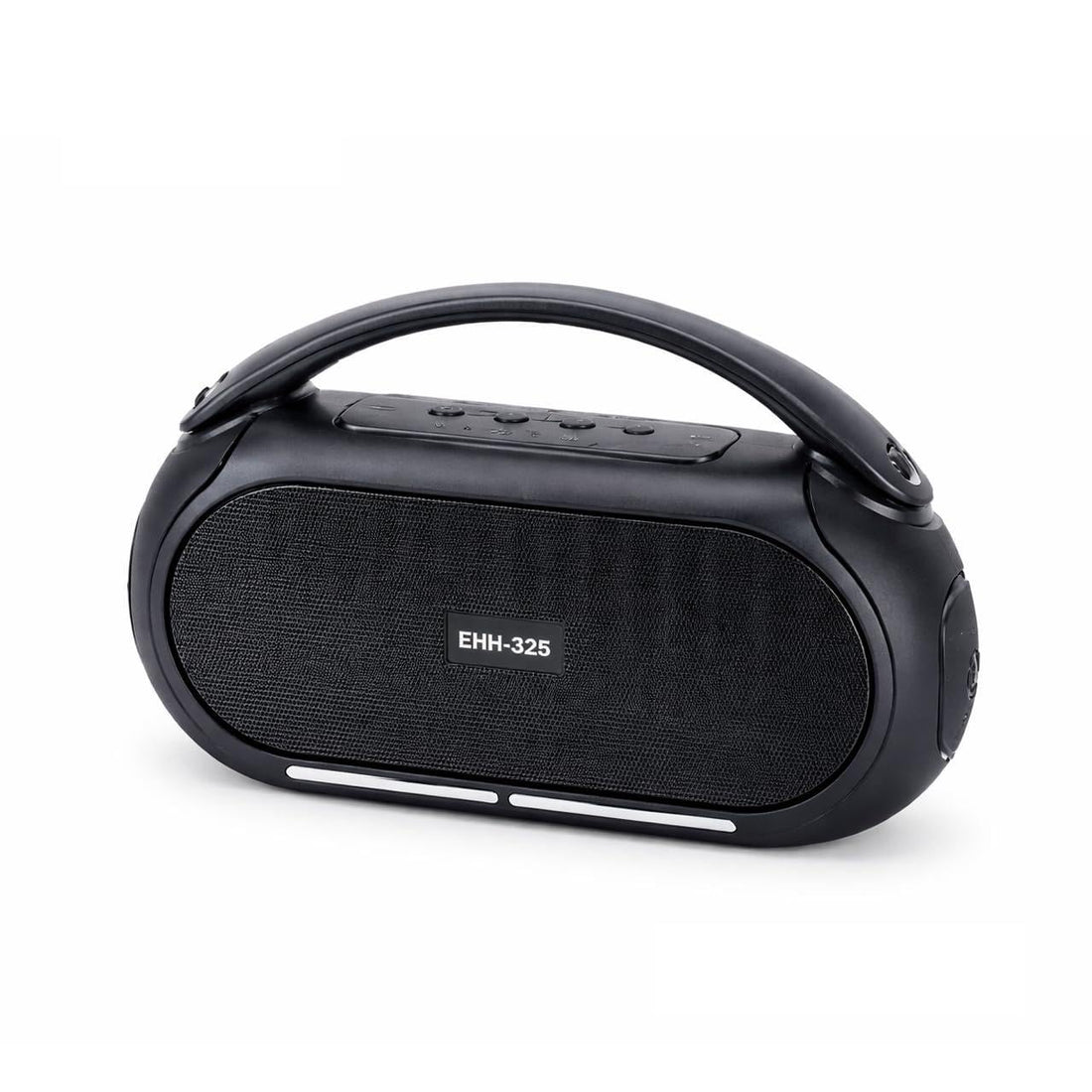 EILLIE EHH-325 Portable Bluetooth Speaker with Bass, RGB Lighting, 15W Stereo Sound System, Touch Controls, Black