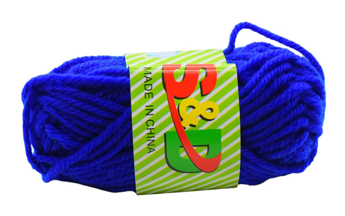 S&D Vibrant Knitting Thread - Dark Blue