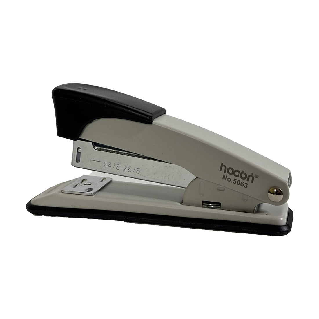 Office Stapler – 20-Sheet Capacity, Ergonomic Grip, Non-Slip Base – Uses Standard Staples – Perfect for Home, School & Office (5063Gray)