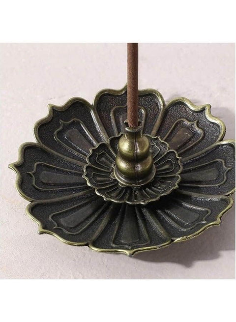 THE PACK Lotus Incense Wand Holder Black