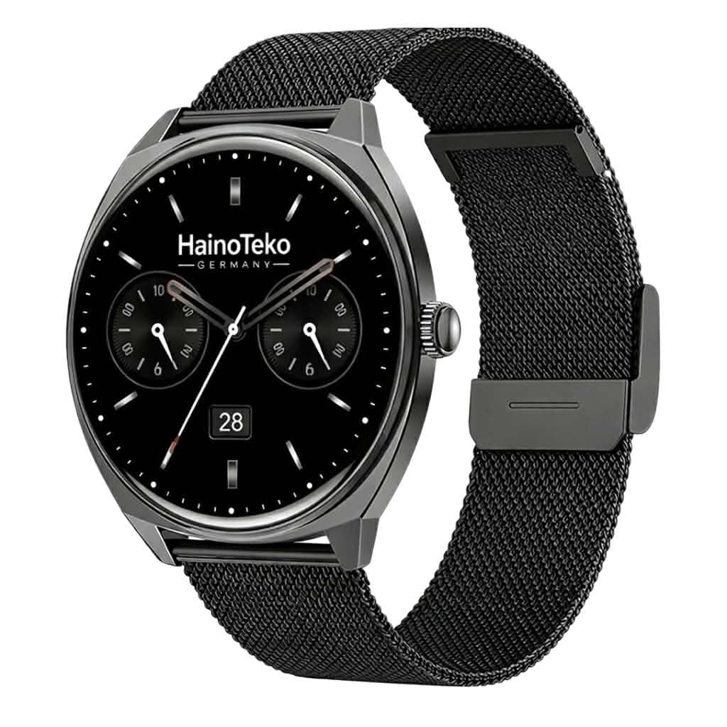 Haino Teko 16 Smart Watch Full Screen Bluetooth Call – Heart Rate & Oxygen Tracking – AMOLED Display & Notification Reception – IP68 Waterproof – Powerful Performance Compatible with Android & iOS