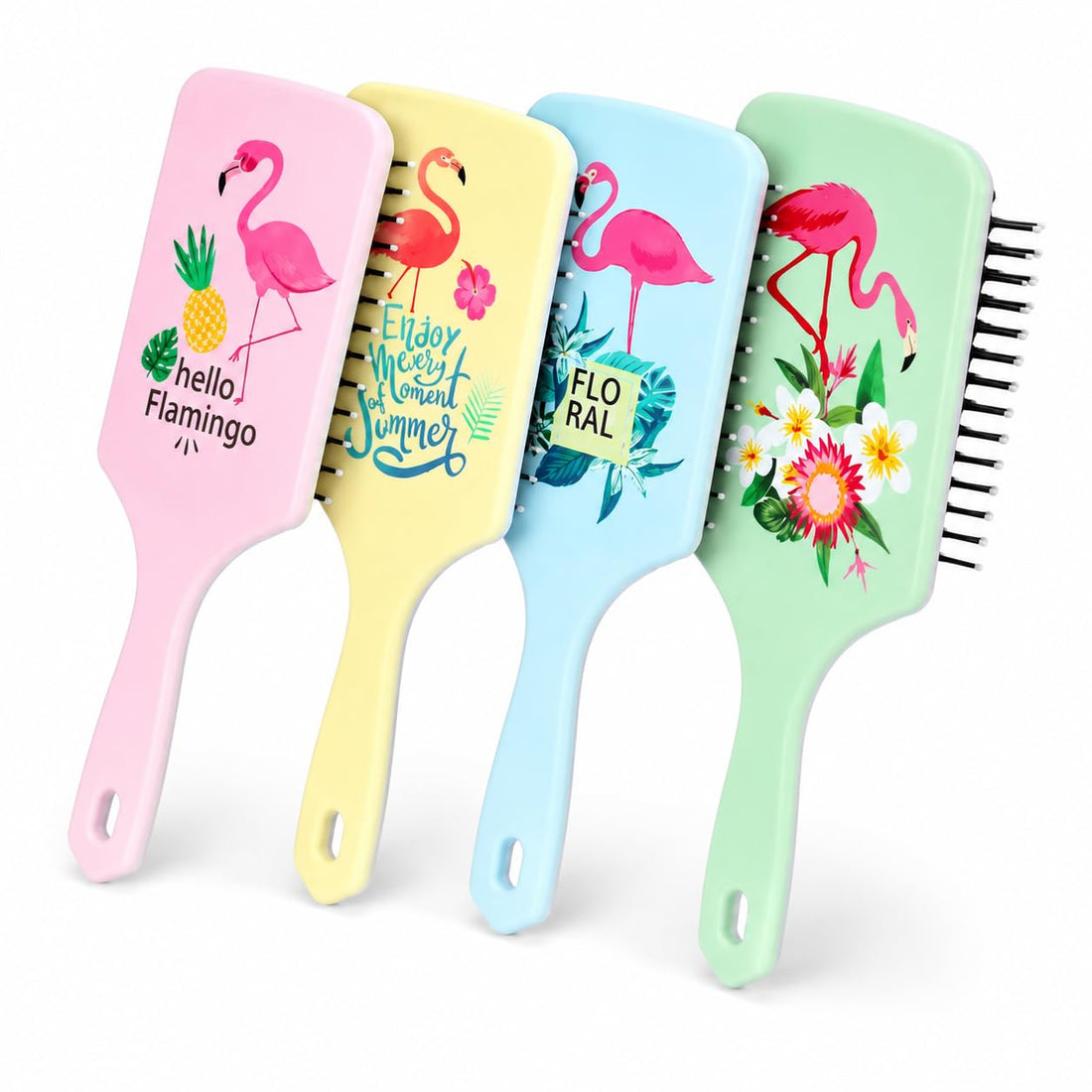 Unicorn Hair Styling Brush, Large Hair Detangler for Wet and Dry Hair, Cute Beauty Accessory for Women Girls and Teens, Comfortable Hair Care Brush for Everyday Use