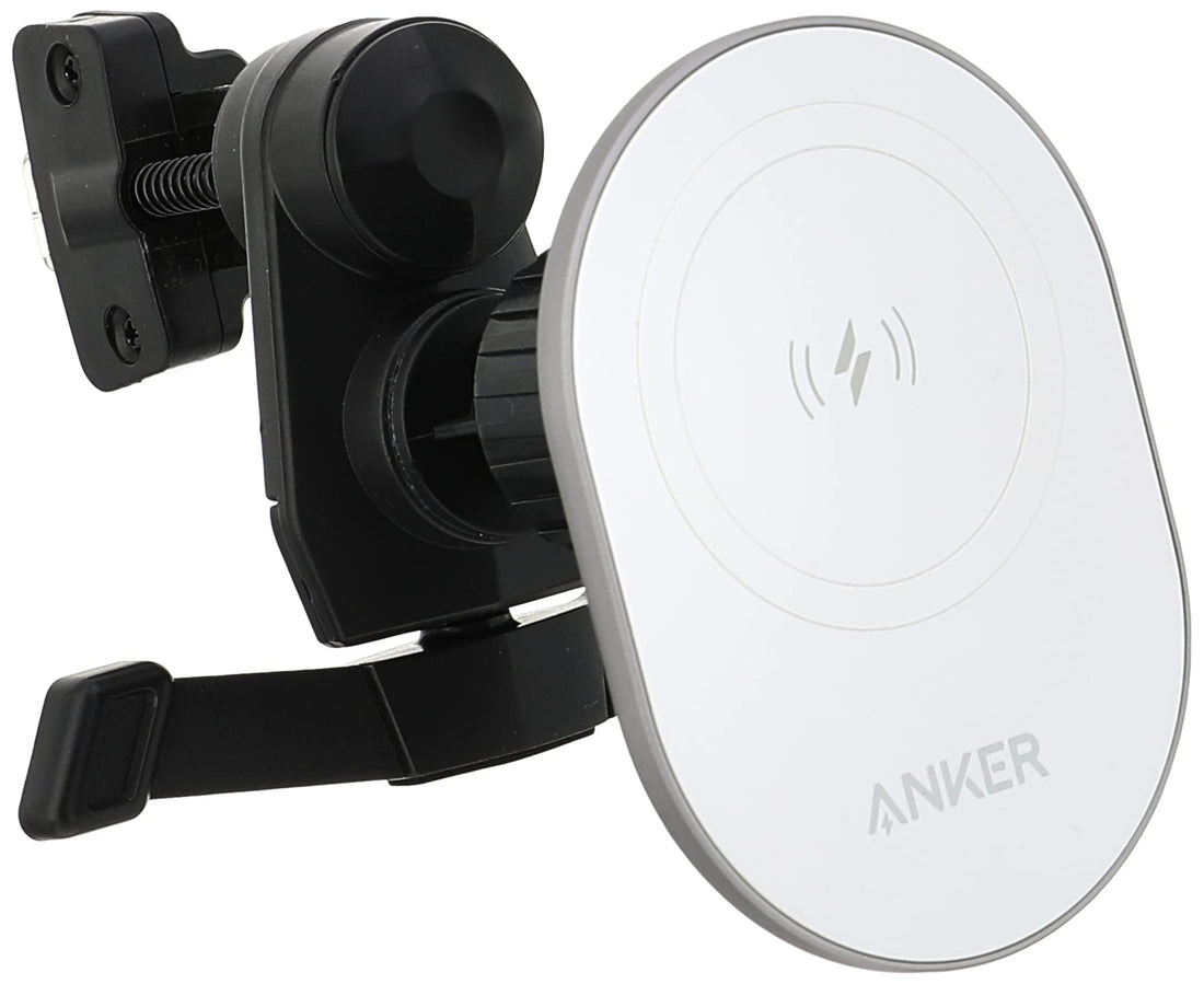 Anker car mount charger, powerwave magnetic car charging mount with 4 ft usb-c cable, 7.5w for iphone 13/13 pro / 13 pro max / 13 mini/iphone 12/12 pro / 12 mini - 18 months local warranty