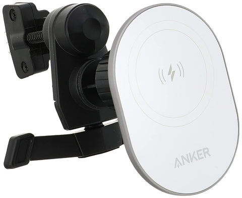 Anker car mount charger, powerwave magnetic car charging mount with 4 ft usb-c cable, 7.5w for iphone 13/13 pro / 13 pro max / 13 mini/iphone 12/12 pro / 12 mini - 18 months local warranty