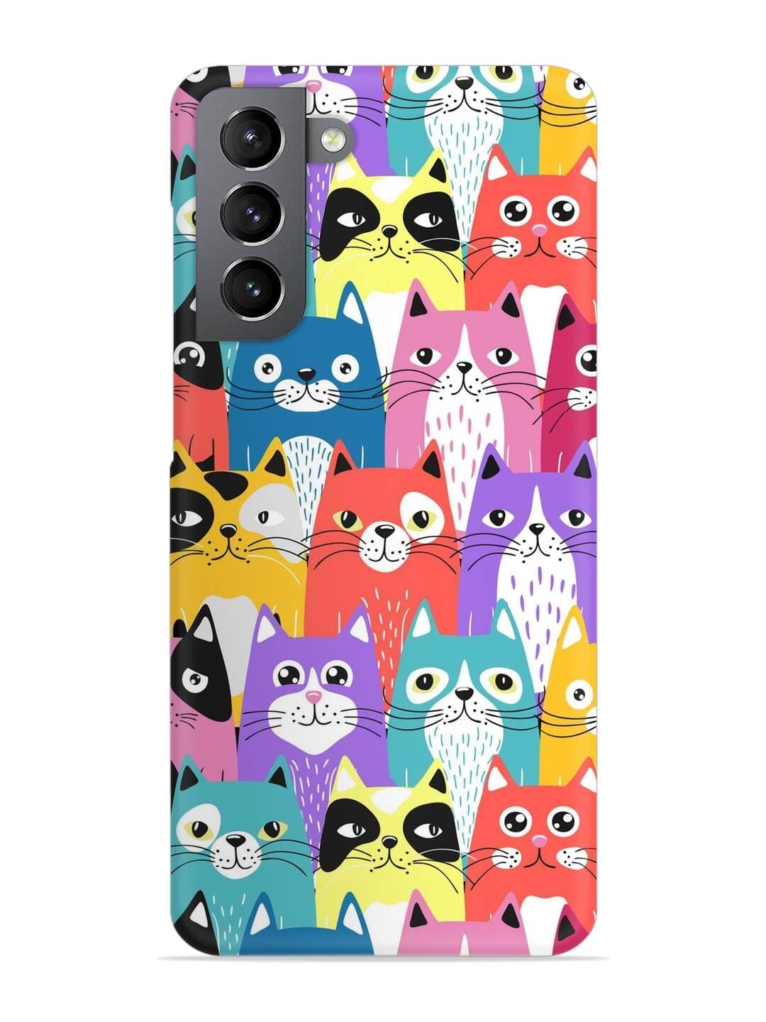 CNP Silicone Printed mobile case compatible with Samsung Galaxy S21 PLUS