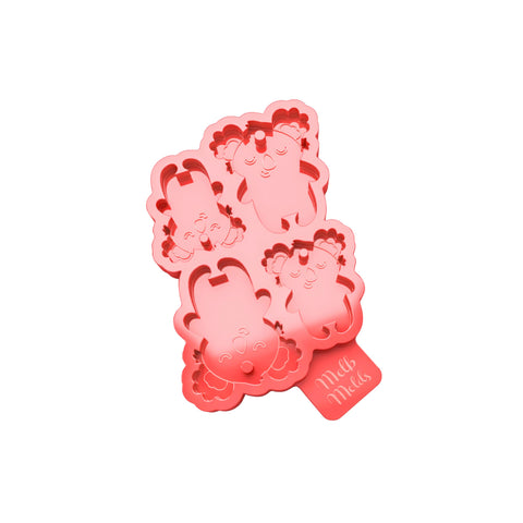 Koala Cute 4-Cavity Silicone Mold for Resin Epoxy Key Charms Custom Name Tags Medallions and Accessories Handmade – by MelbMolds