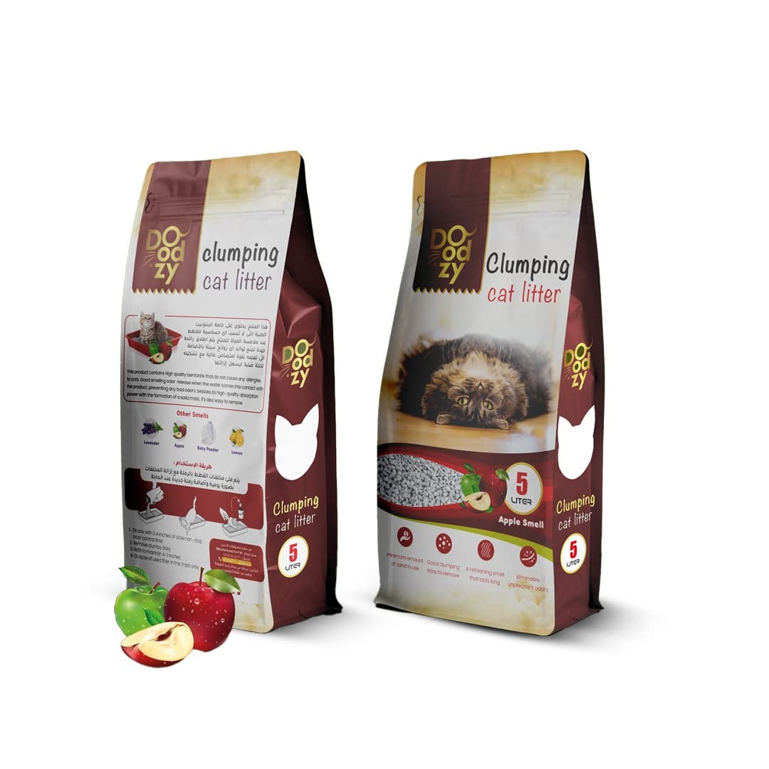 Doodzy Clumping Cat Litter 5 L (Apple)