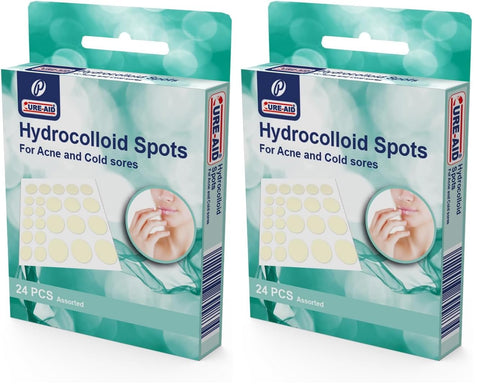 Generic Hydrocolloid spots for acne and cold sores Skin Tone Pill Sticker (Pack of 2)