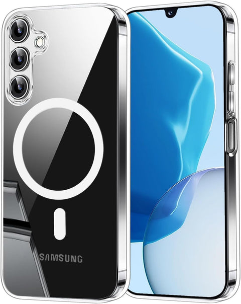 Clear Case Compatible with Samsung Galaxy A17 / A26, Flexible Silicone, Shock Absorption Protection, Raised Edges for Camera and Screen (Samsung Galaxy A17 / A26)