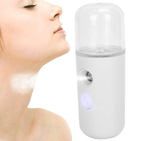 Yosoo Nano Facial Mister, Mini Facial Steamer,Facial Mist Sprayer,Handy Moisturizing Mist Sprayer, Atomization Eyelash Extensions Skin Care Steamer, USB Rechargeable (Water Supplementer) (30ml)