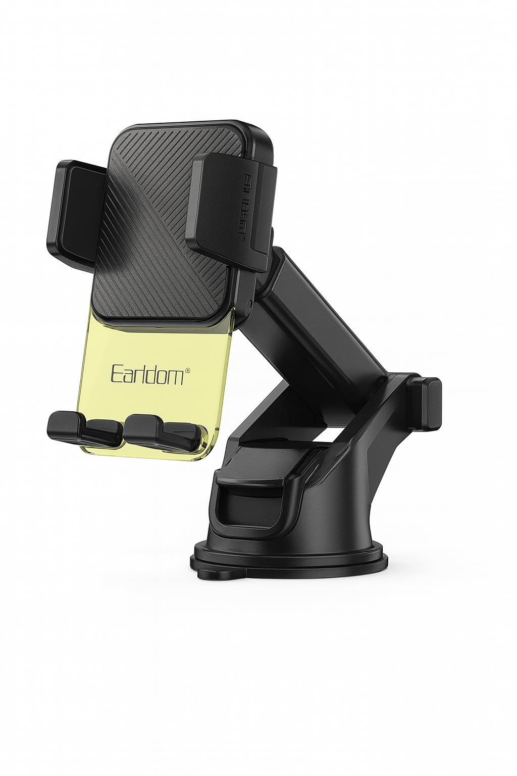 ET-EH292 Car Phone Holder – 360° Rotation, Auto Mount, Telescopic Arm, Strong Suction Cup, Anti-Vibration Design, Compatible with 4.5 to 7.5 Inch Phones