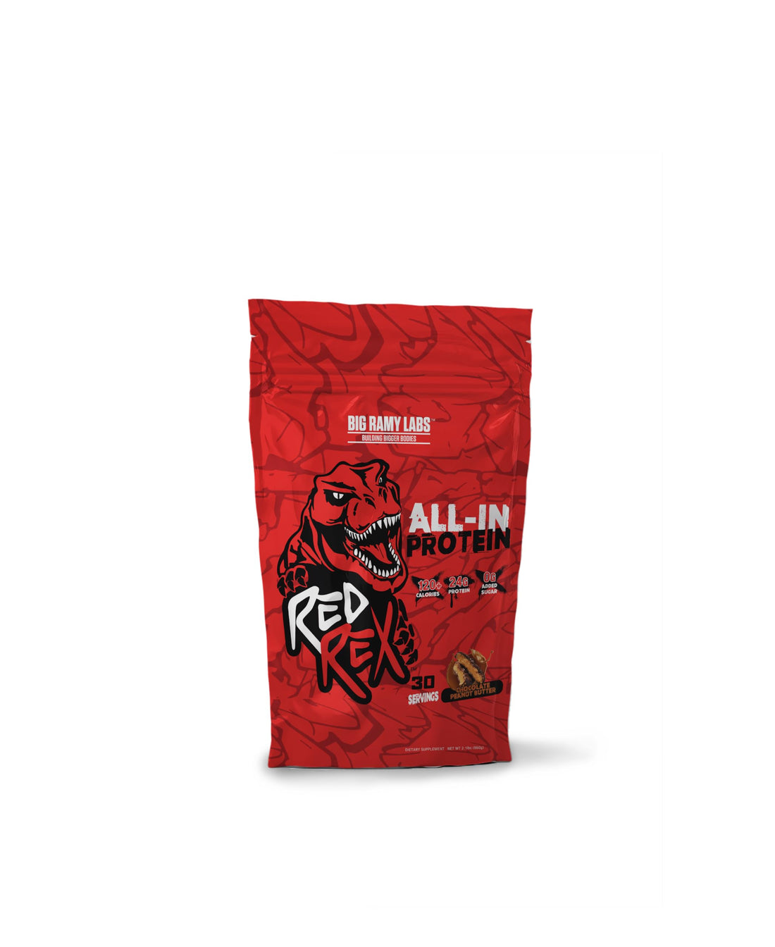 Red Rex Chocolate Peanut Butter All in Protein Supplement 960 g