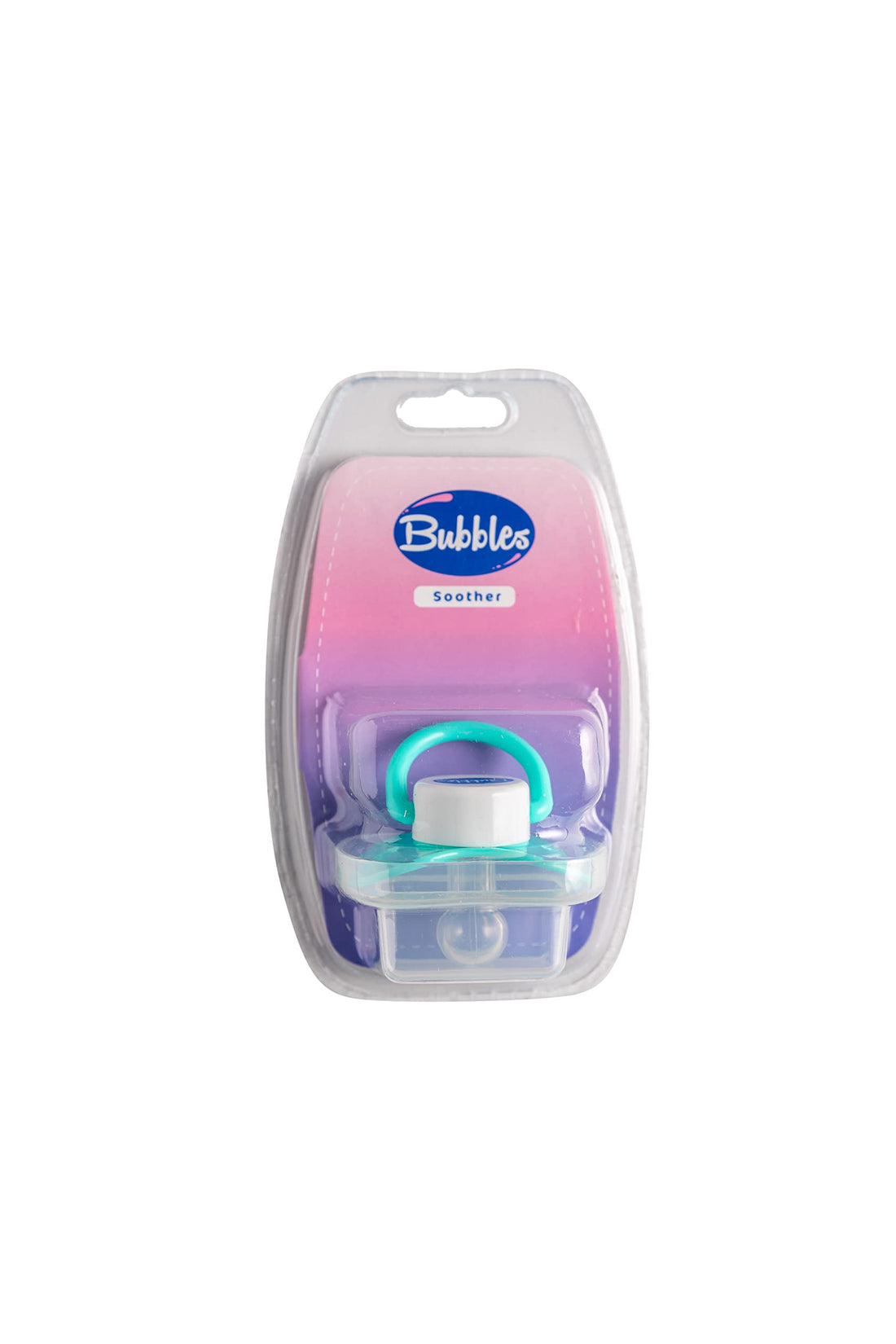 Bubbles pacifier beveled green